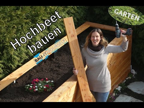 Hochbeet selber bauen - Garten anlegen - DIY Holz Hochbeet - Anleitung vom Bau-It-Yourself Team